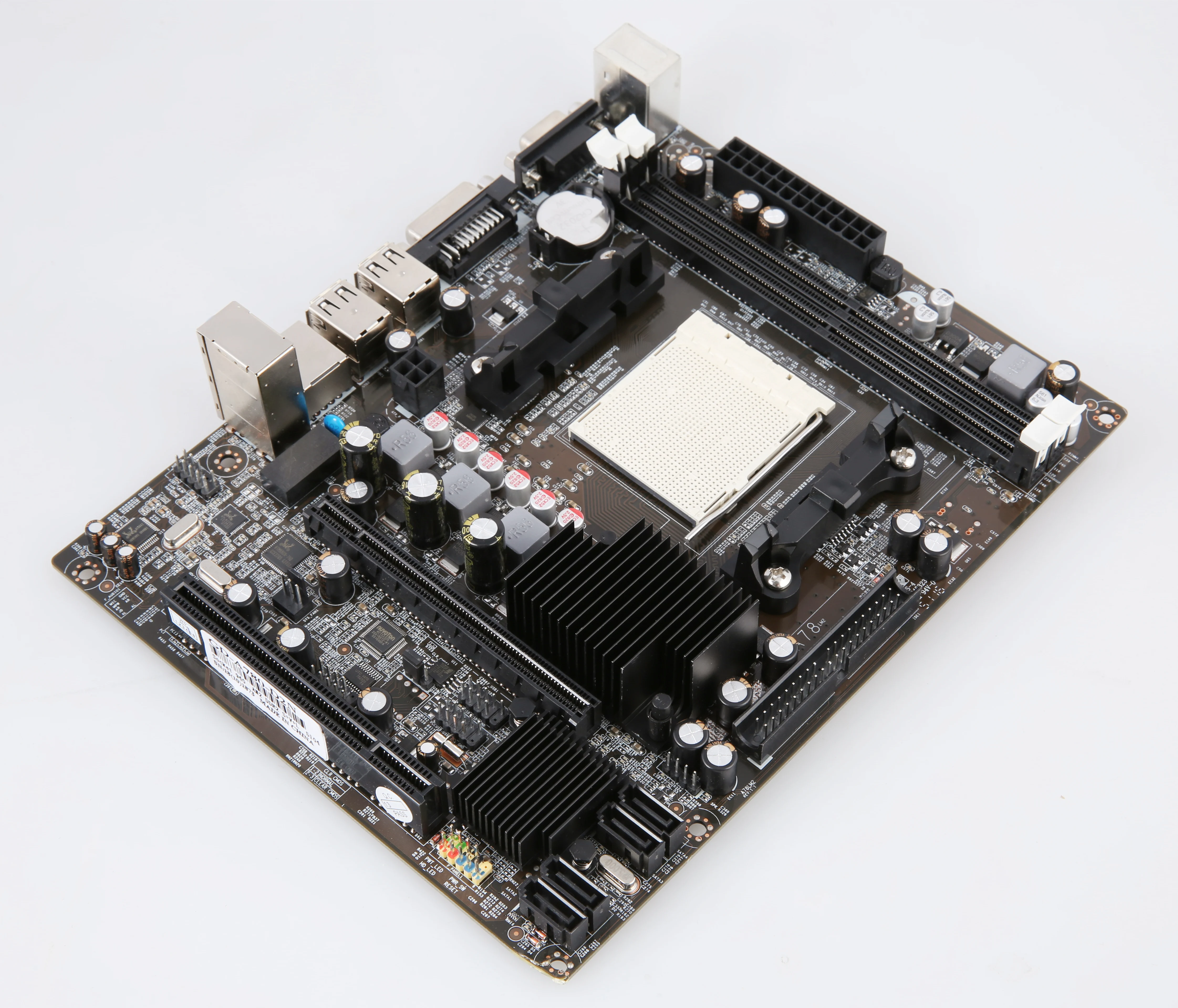 PCWINMAX AMD A780 материнская плата AM2 CPU 2xDDR2 двухканальная Поддержка VGA DVI|Материнские
