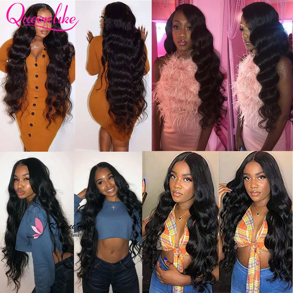 

Body Wave bundles human hair Brazilian Natural Black Hair Weave 4 Remy Human hair bundles Deals for Black Women Hair Extensions