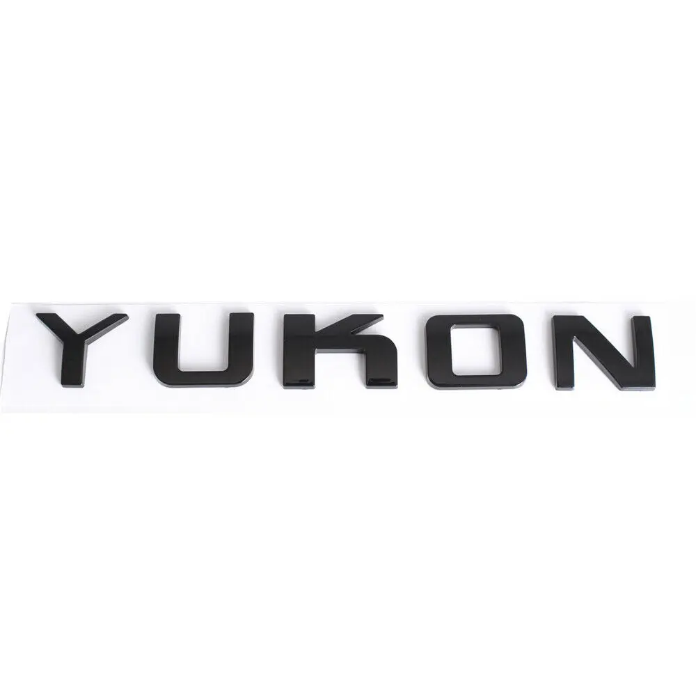 3D YUKON Letter Эмблема для кузова автомобиля Tailgate Fender декоративная наклейка GMC Yukon |