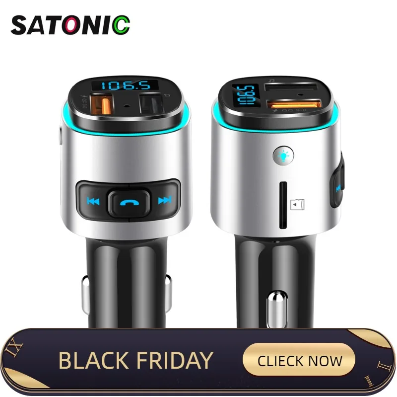 FM-передатчик SATONIC BC41 aux bluetooth модулятор беспроводной комплект громкой связи BT4.2