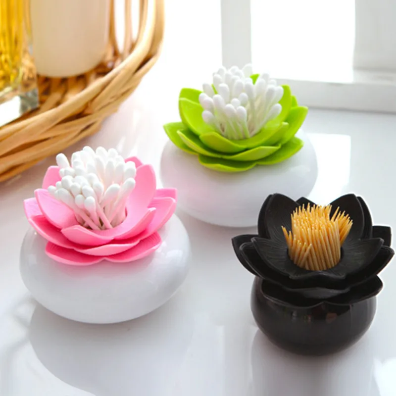 Креативный ящик для зубочистки в форме лотоса качественный Пыленепроницаемый