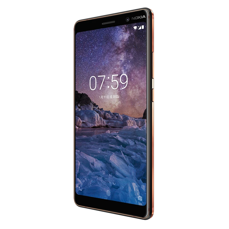 Nokia 7 Plus NFC 4 Гб ОЗУ 64 Гб ПЗУ 6,0 дюймов полный экран 3800 мАч Snapdragon 660 фронтальная 16 Мп задняя 12+ 13 Мп отпечаток пальца мобильный телефон