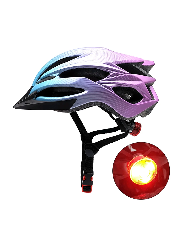 

Велосипедный шлем для мужчин и женщин, легкий спортивный шлем с светодиодный светильник кой и солнцезащитным козырьком