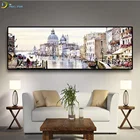 Абстрактная водная картина Венеция 5D, алмазная живопись, сделай сам, вышивка крестиком, паста, Алмазная мозаика, вышивка, узор, большой размер, декоративная