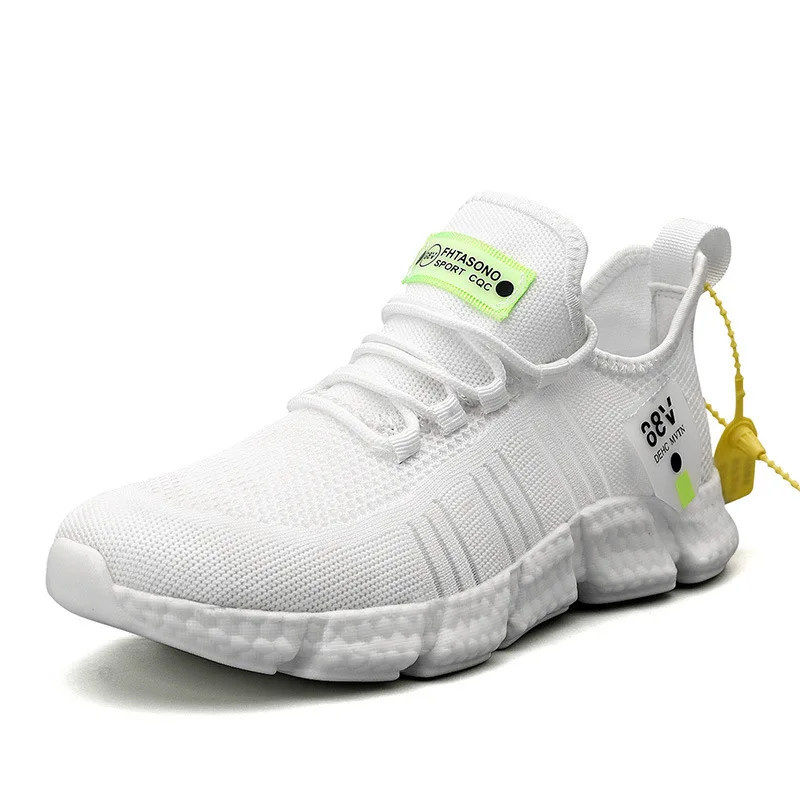 

Men shoes Green Breathable Cheap Running Shoes Men Weaving Outdoor Marathon Sneakers Lightweight Keep Running Men Sport Shoes