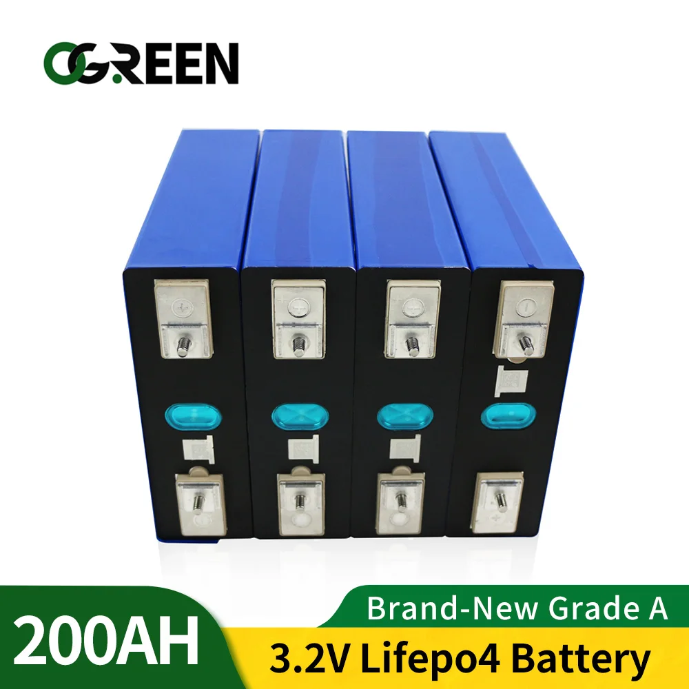 Ogreen класс А 16 шт 3 2 V 200Ah LiFePo4 батарея для электрического гольф автомобиля