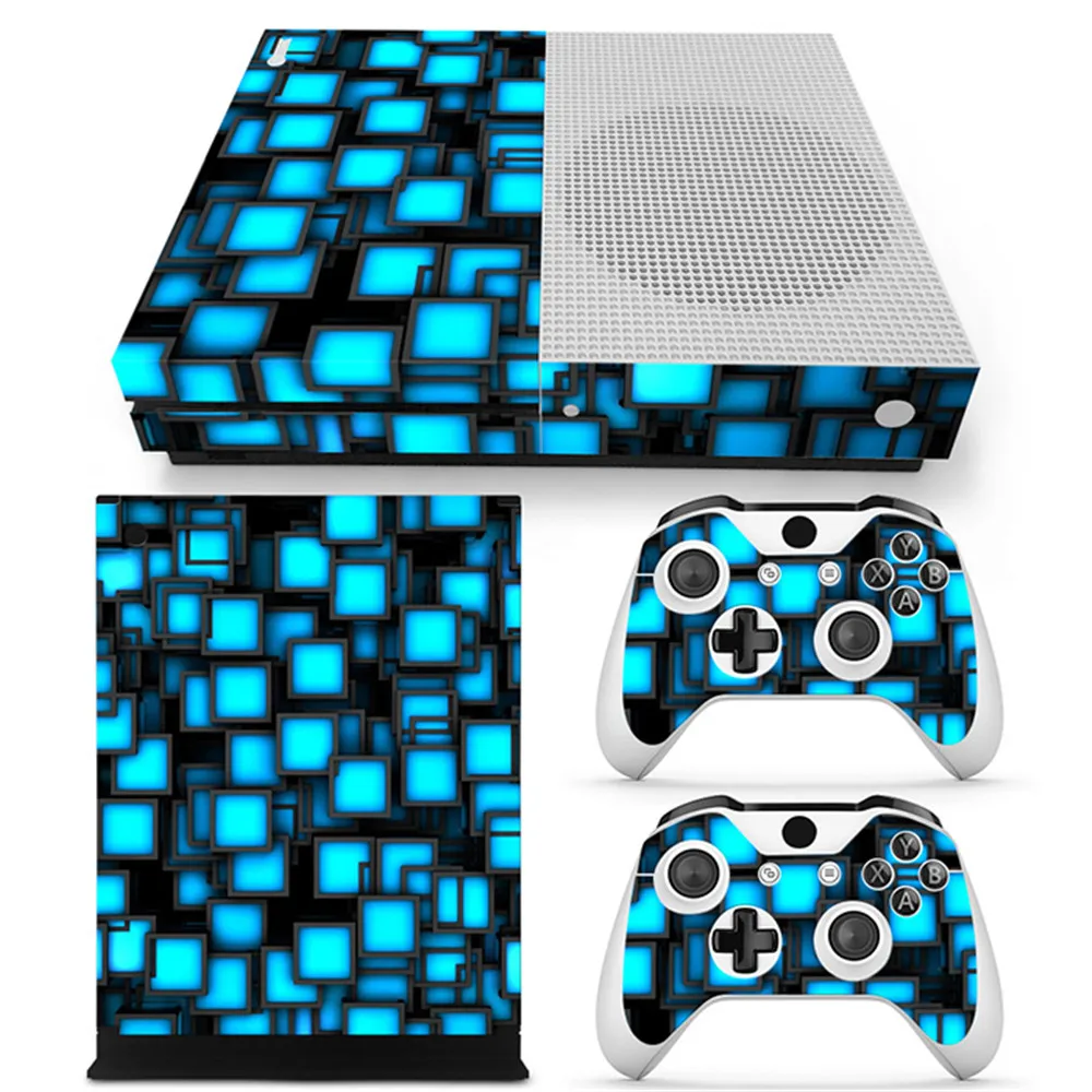 Крутая наклейка s Виниловая для Microsoft Xbox One S Slim консоль + 2 контроллера защитный