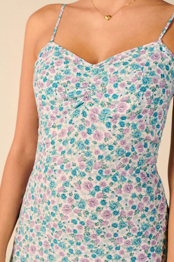 

2020 Summer French Women Floral Suspender Dress ladies Sexy Slim Sling holiday Midi Dresses Female Beach Sleeveless Sundress