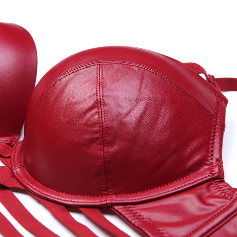 Сексуальное кружевное нижнее белье Модные кожаные глянцевые тонкие под толстые