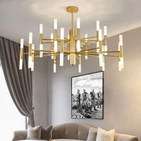 creative personality nordic postmodern chandelier dining room living room lamp villa designer art acrylic chandelier room decor