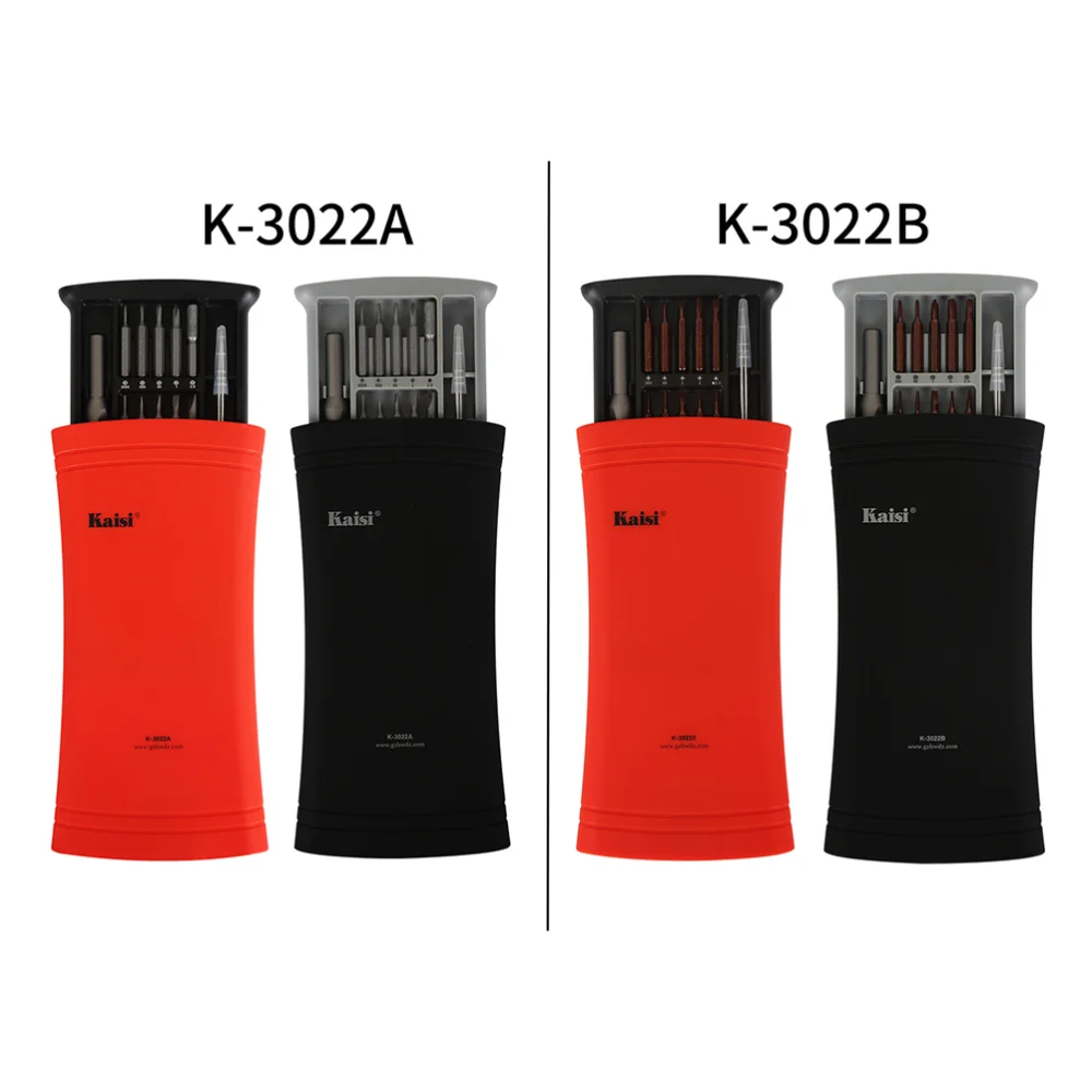 

22 in 1 Household Aluminum Maintenance Screwdriver Set Manual Multifunctional Screwdriver Set (3022A Red)