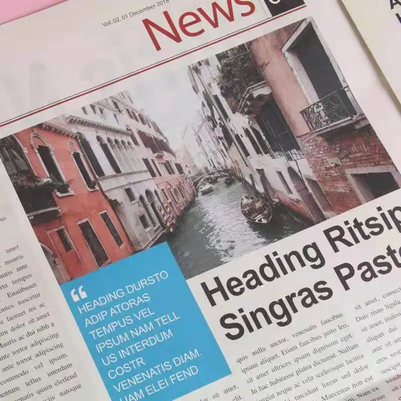 

Creative Retro English Newspaper Old Newspaper Ins Photo Props Flower Wrapping Paper Photography Paper Props Photo Studio Supply