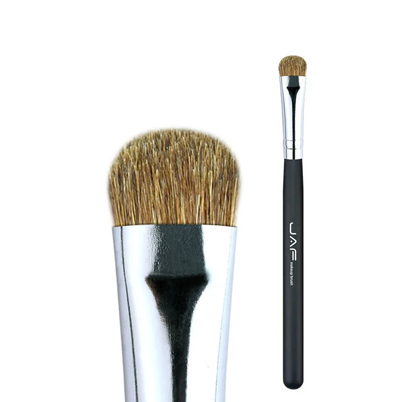 Одиночная Кисть для макияжа тени век натуральные волосы пони кисть теней