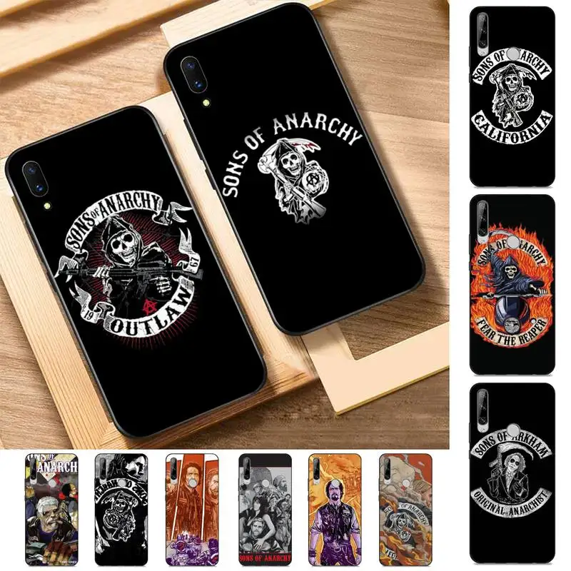 

Yinuoda sons of anarchy USA TV Painted Phone Case for Huawei Y 6 9 7 5 8s prime 2019 2018 enjoy 7 plus