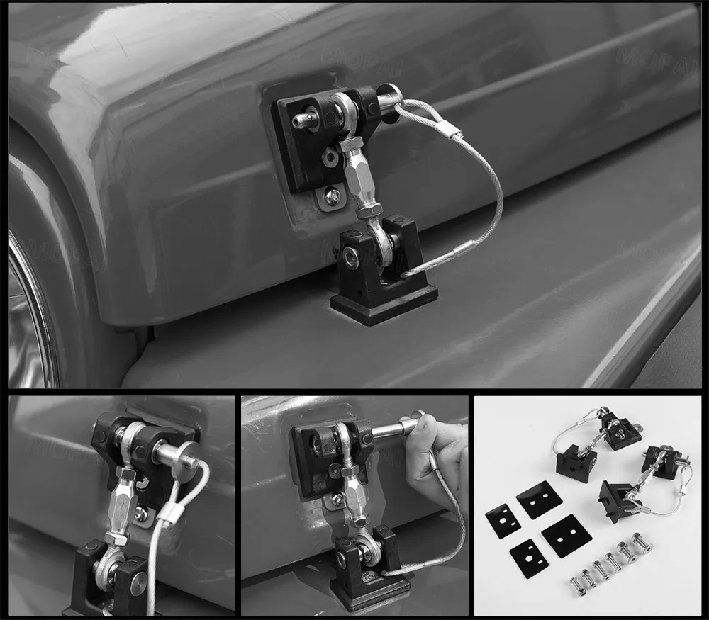 MOPAI замки капот для Jeep Wrangler TJ Черный Автомобильный капот защелка защелки крышки для Jeep Wrangler TJ 1997-2006 автомобильные аксессуары