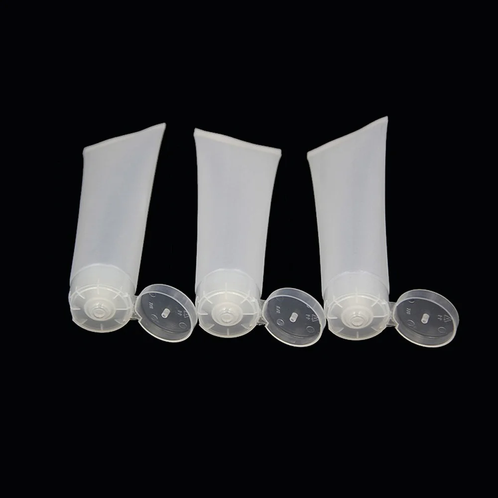 20 шт пластиковая упаковка мягкие трубки пустой алюминиевый колпачок глянцевая