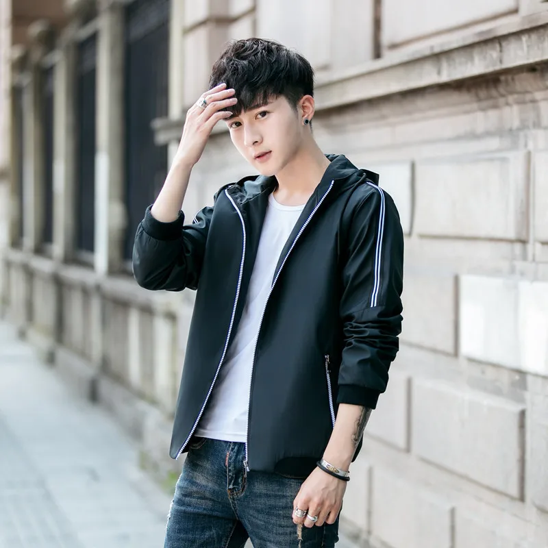 

Men's coat, fall style, slim jacket, handsome baseball suit, young men's coat