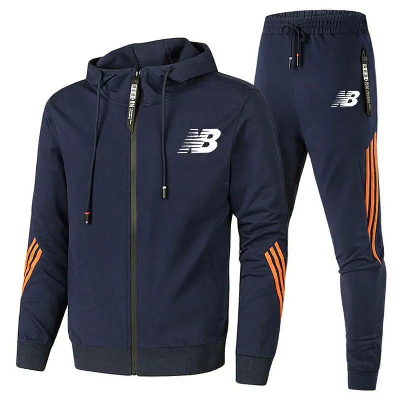 

Brand Fashion Trend Suit Men's Pocket Hoodie + Pants Suit Sportswear Men's Track and Field Sportswear Men's Sports Shirt Basketb