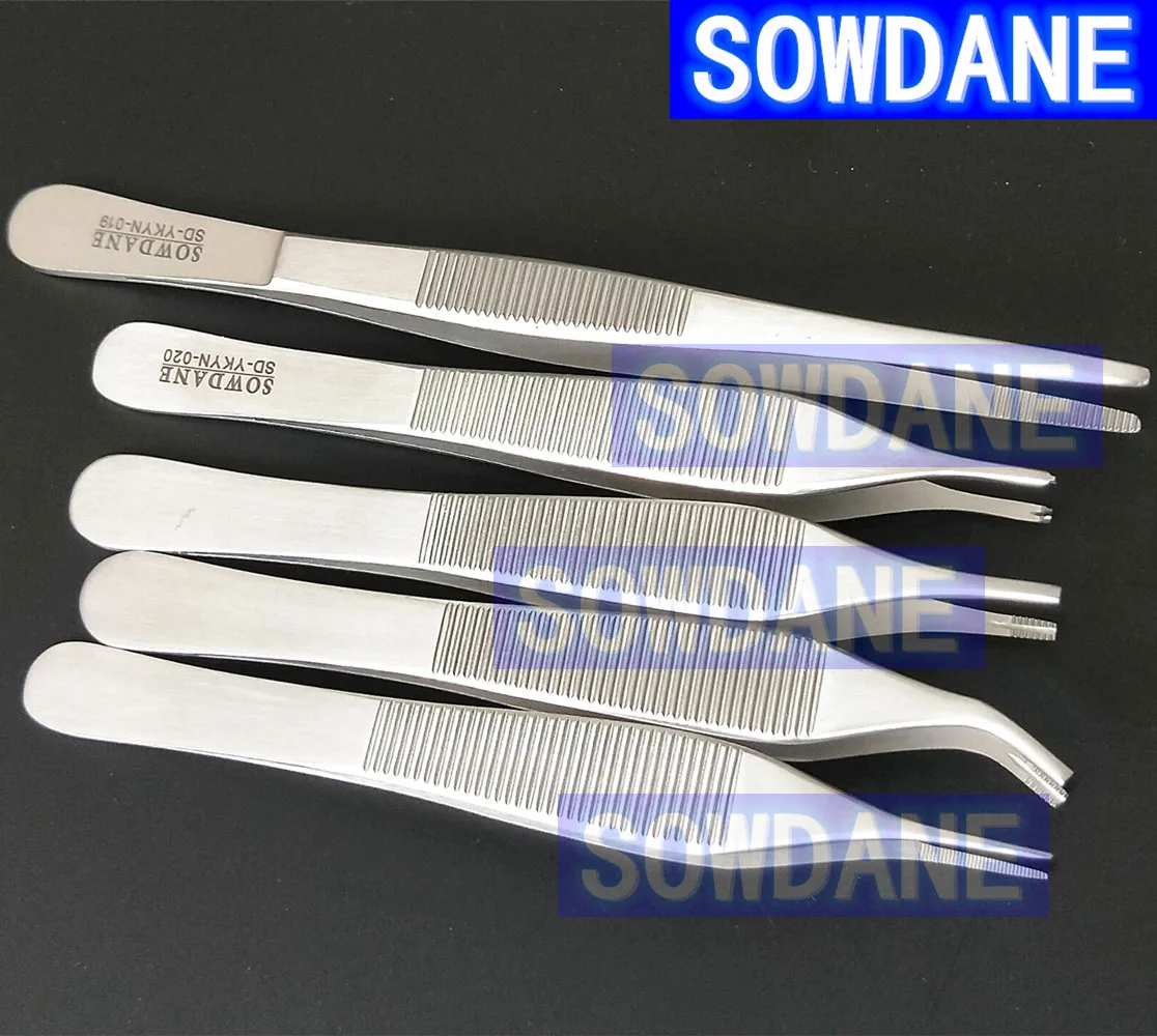 Стоматологический Хирургический пинцет из нержавеющей стали 1 шт. извлечение