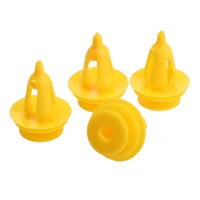50pcs auto fastener nylon 9mm hole car door trim panel retainer clips car styling fastener rivet for jeep grand cherokee yellow