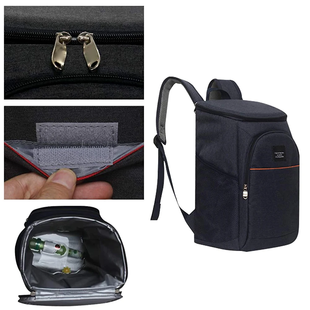 cooler backpack waterproof thermal large insulated bag picnic cooler oxford fabric backpack refrigerator bag food container free global shipping