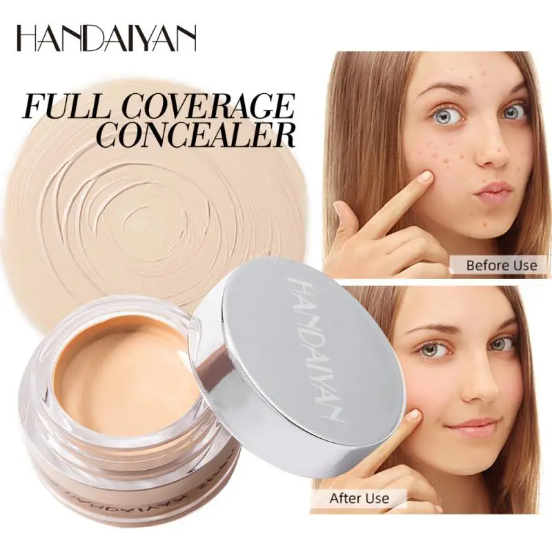 

HANDAIYAN 8Color Mousse Foundation Cream Face Cosmetic Face Concealer full Coverage 24 Hours Long Lasting Makeup Waterprof TSLM1