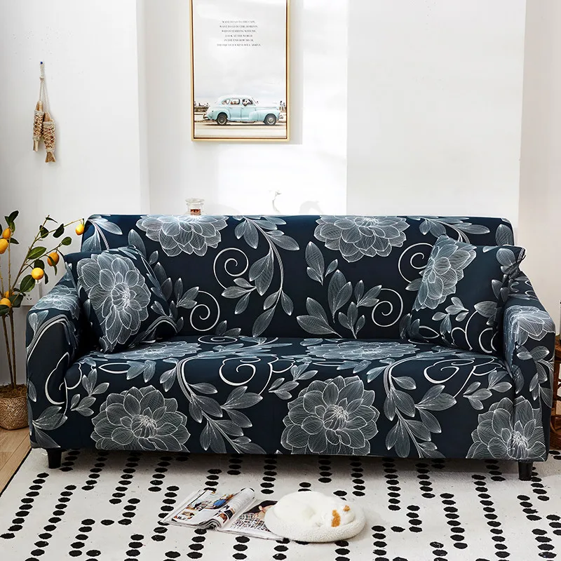 

Spandex Stretch Sofa Slipcovers Modern Elastic Sofa Covers for Living Room Armchair Couch Cover Single/Two/Three/Four Seat