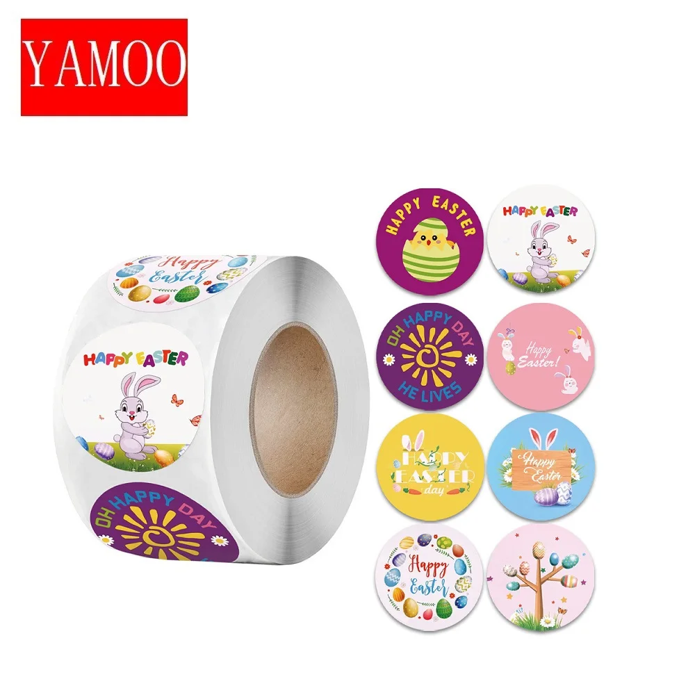 

Easter Toy Sticker Seal r Thanks Handmade Crafts Decoration Label Rabbit