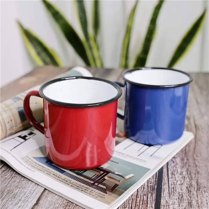 D-9cm эмаль экспорт Великобритания ностальгическая офисная кофейная чашка