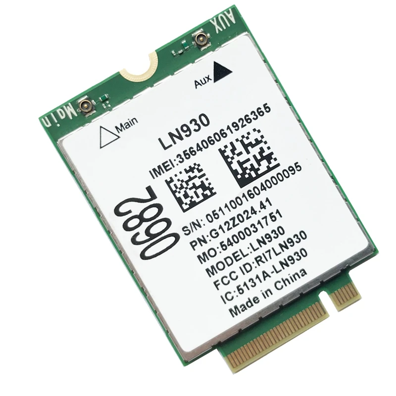 

DW5810E LN930 M.2 NGFF 4G LTE / DC-HSPA+ WWAN Wireless Card DP/N NRR39 4RVMT TWH3N P15 WLAN Module