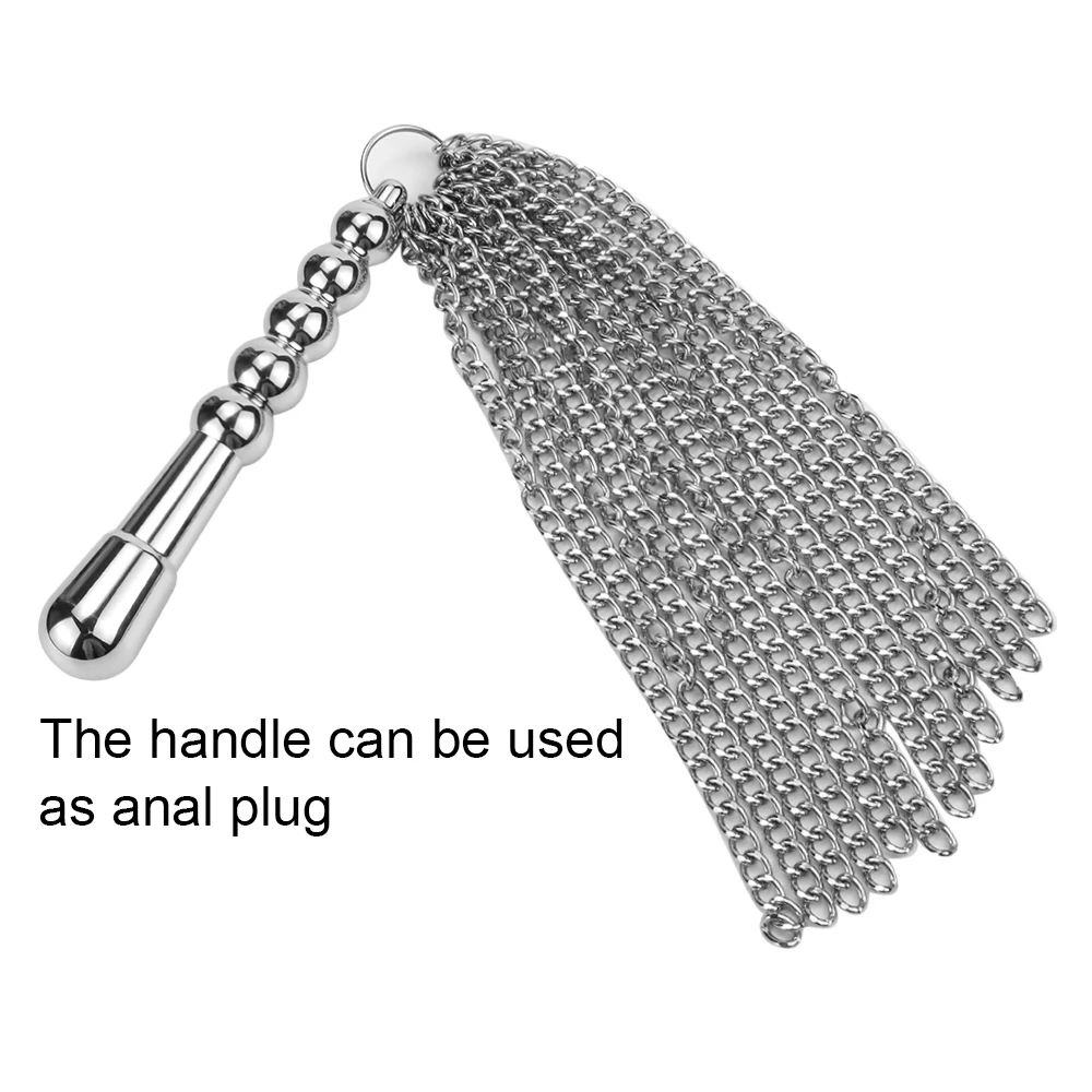 Игра для взрослых металлическая цепочка секс хлыст Фетиш раба эротические