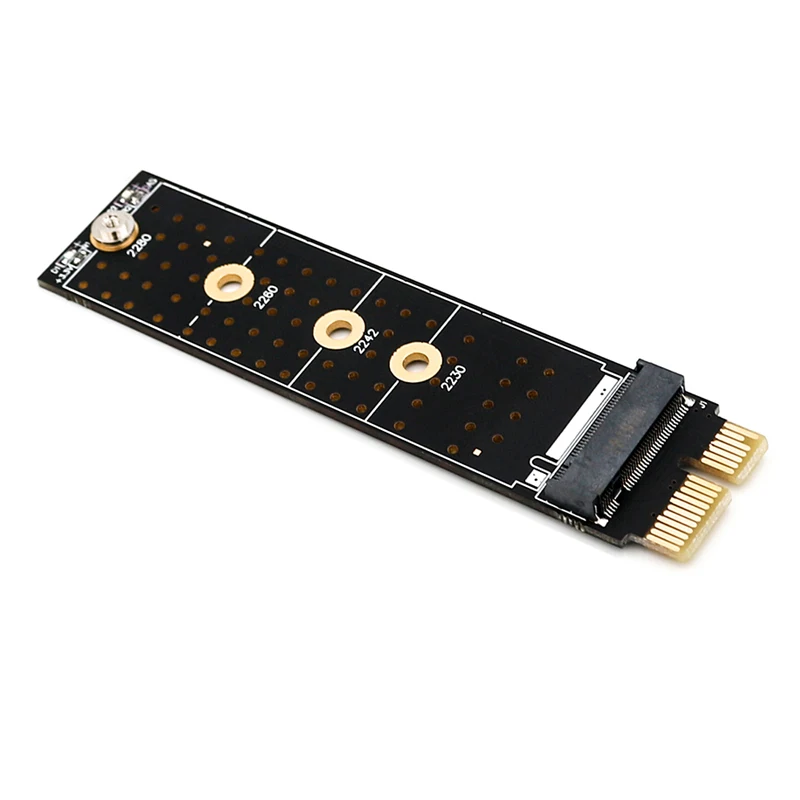 Адаптер PCIE M2 NVMe SSD X1 Raiser PCI E Express M Соединитель в форме ключа поддерживает 2230 2242 2260