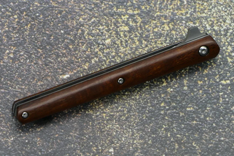 TIGEND ручка складной нож M390 лезвие деревянная ручка медный подшипник Охота Кемпинг портативный карманный фрукты ножи выживания EDC инструмент