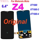 ЖК-дисплей 6,4 ''для Motorola Moto Z4, ЖК-дисплей с сенсорным экраном и дигитайзером в сборе для Moto Z4, дисплей XT1980, XT1980-3, XT1980-4, оригинал