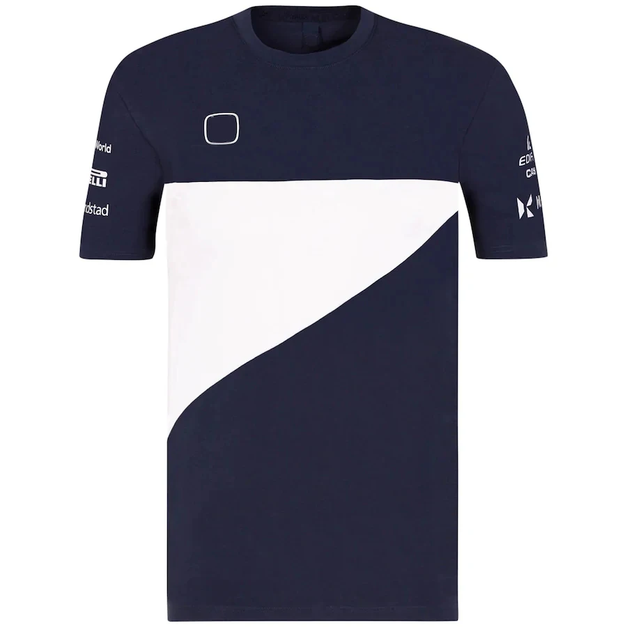 

New Summer Motorsport For Honda 2021 Season F1 Team T-Shirt White Color Bull Car Fan Racing Jersey Short Sleeve Shirt Clothing