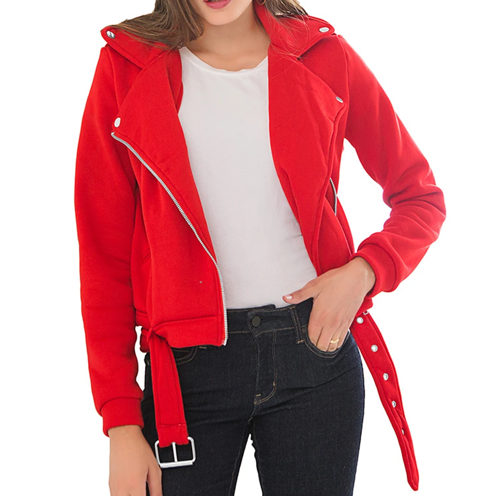 Осенняя Женская Базовая куртка пальто повседневная бейсбольная на молнии с