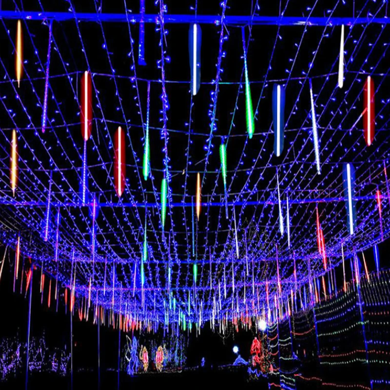 

Christmas Decoration Meteor Shower Festoon Led Light Navidad Outdoor Waterproof For Tree Christmas Wedding Garden Decoration