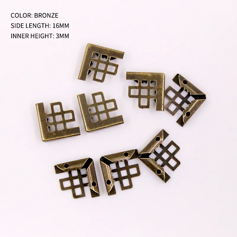 Eastshape 8 шт металлические уголки для книг Скрапбукинг Фотоальбомы меню Угловые