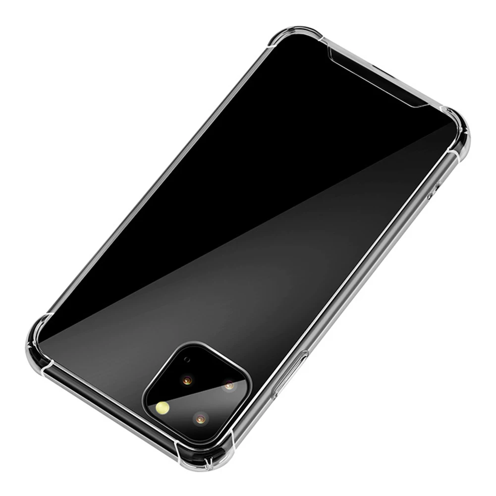 Взрывозащищенный прозрачный защитный чехол для телефона с текстурой стекла 11/11