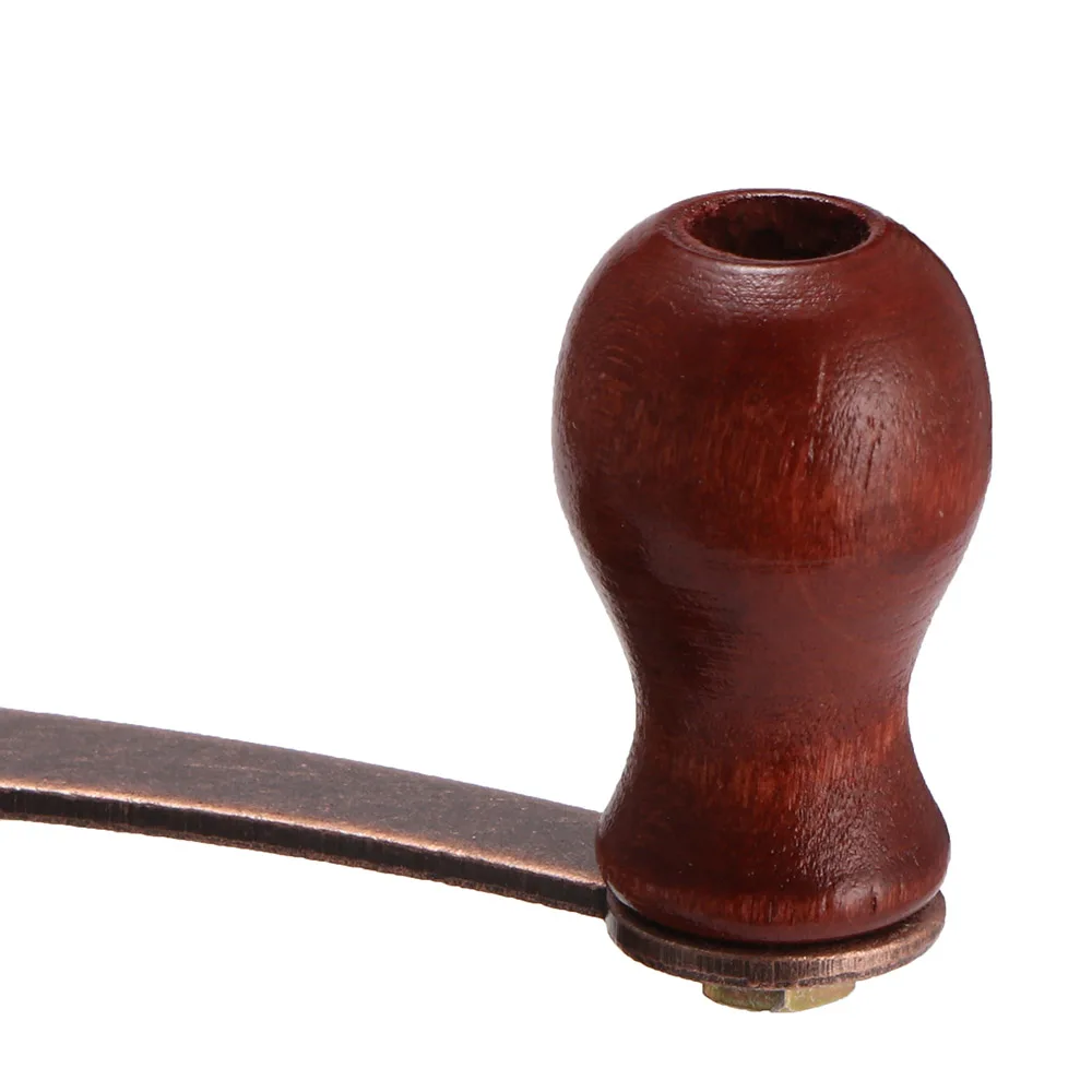 Деревянная ручная кофемолка в виде кофейных зерен измельчитель из нержавеющей