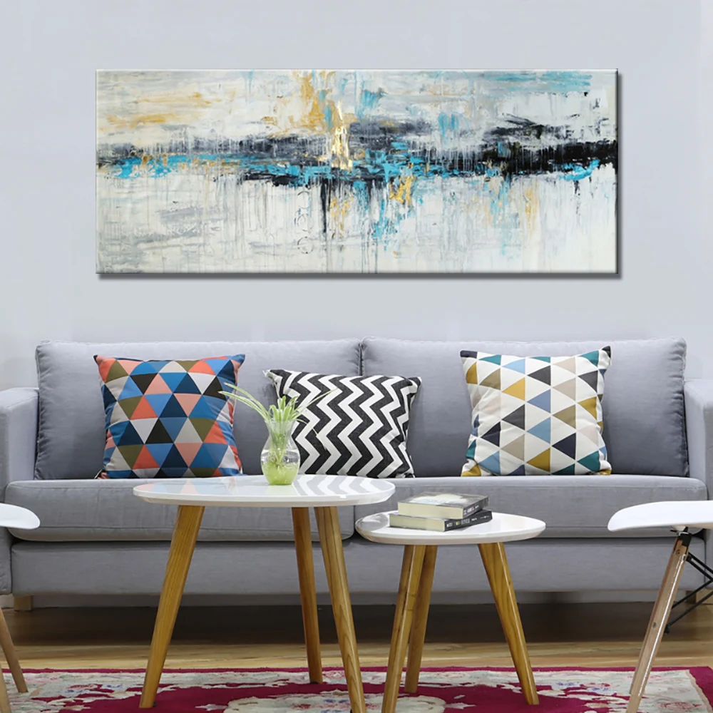 

Large Size Oil Painting On Canvas Handmade Modern Abstract Wall Art Picture Living Room Bedroom Shower Room Decoration Paintings