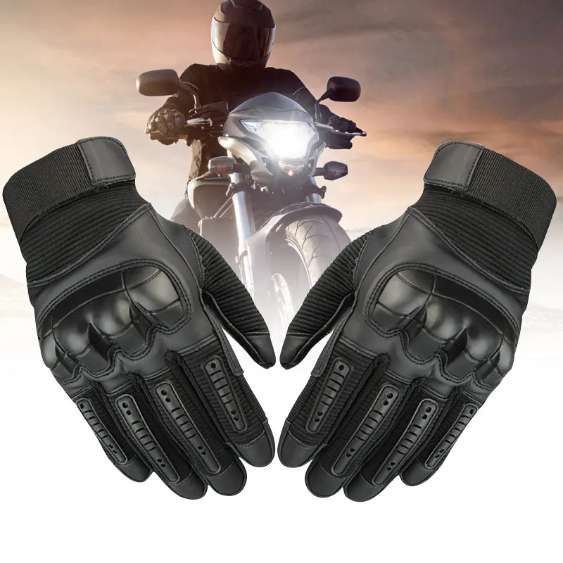 

Combat Gloves Men Touching Screen Full Finger Army Gloves Rubber Hard for Motorbike Climbing Hiking TY66