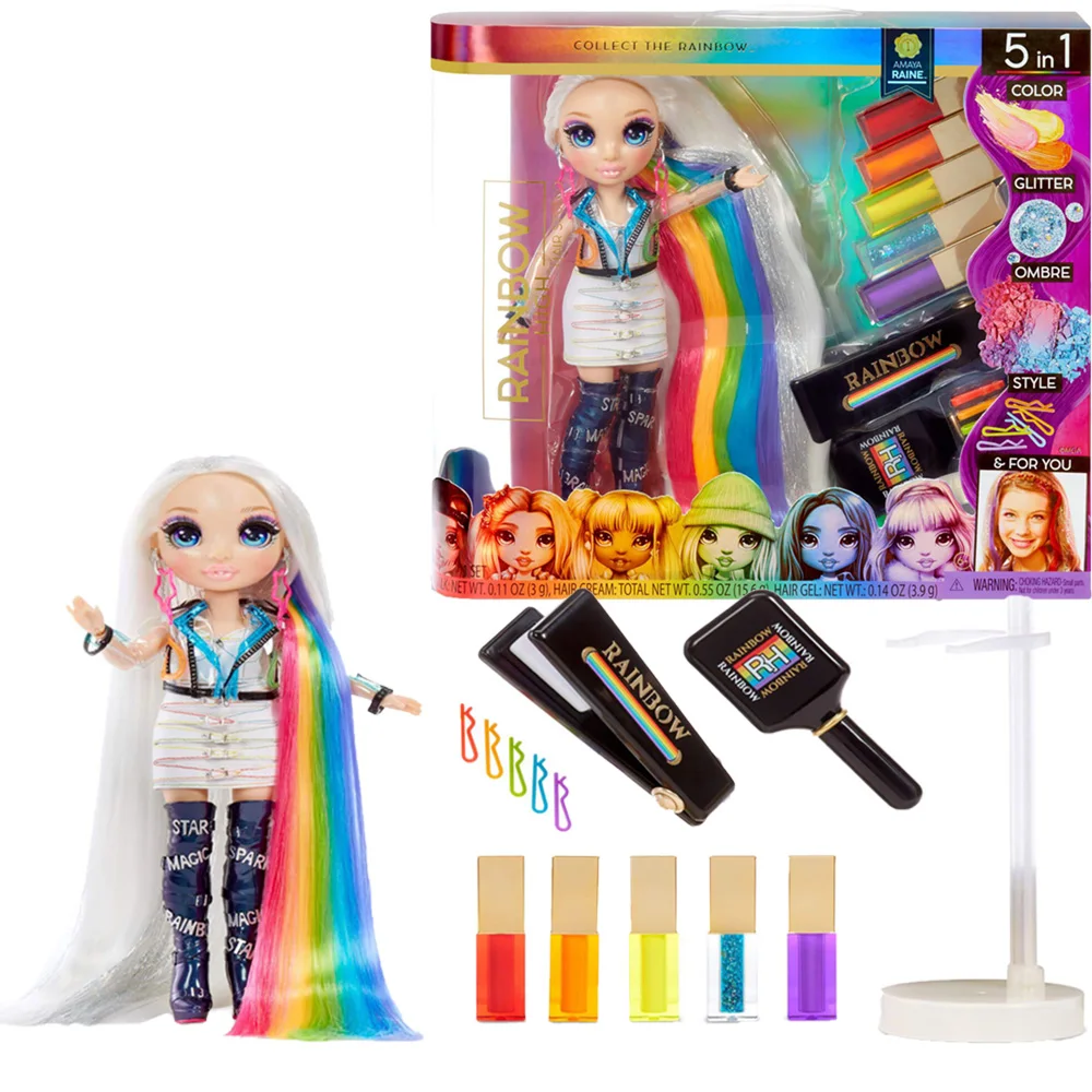 

Lol Surprise Doll Rainbow High Hair Studio Create Princess Doll Oiginal Cute Anime Figure Model Toys For Girls Birthday Gifts