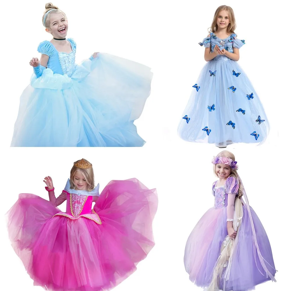 Костюм принцессы на Хэллоуин для маленьких девочек Детские рождественские