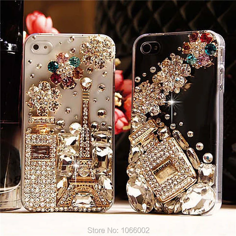 3D Эйфелева башня флакон духов блестящие Чехлы для Samsung Galaxy S21 Ultra A21S A51 A71 A12 A52 A52s A72