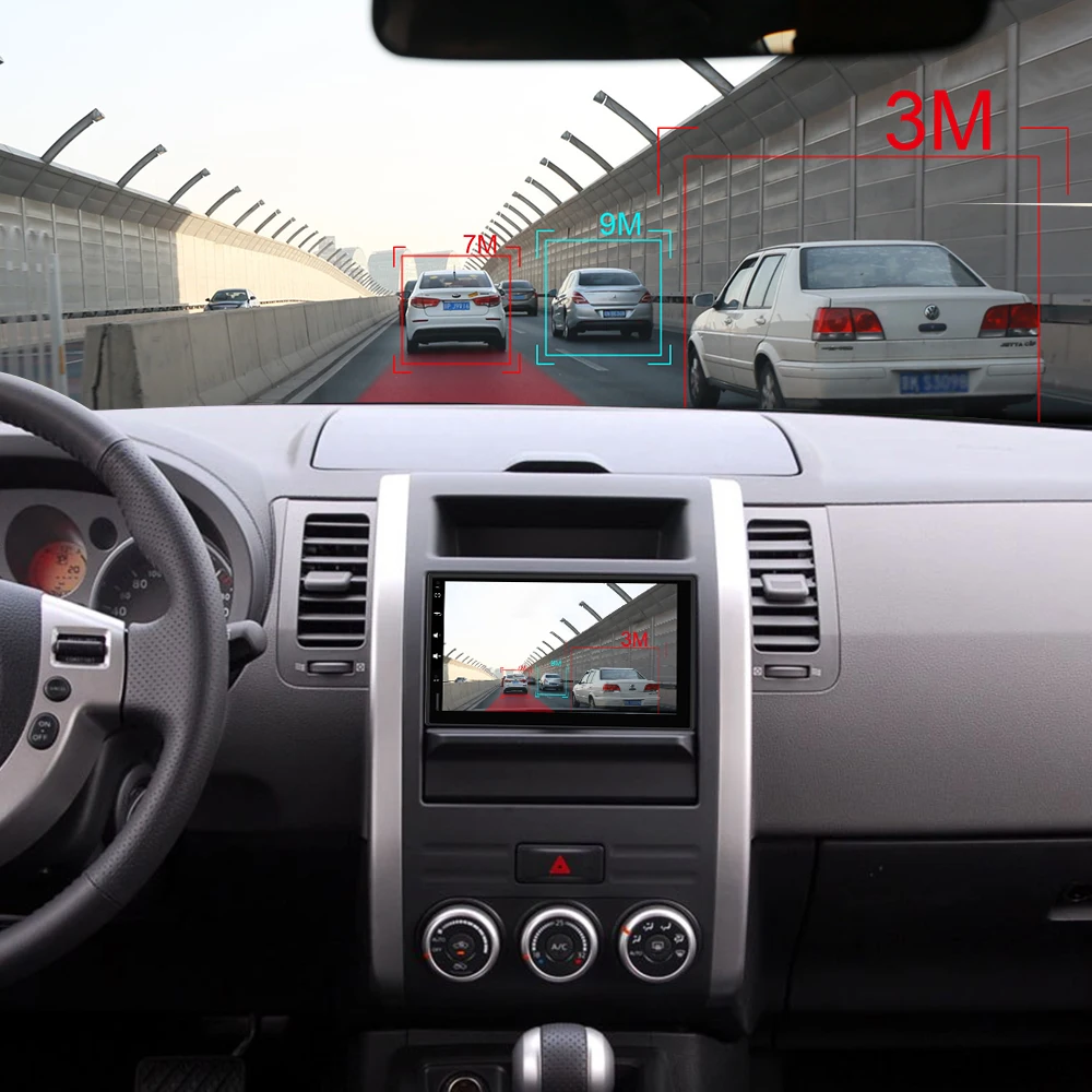 Автомагнитола Isudar универсальная 2 Din на Android 9 для Nissan/Xtrail/Tiida/Hyundai/KIA мультимедийное