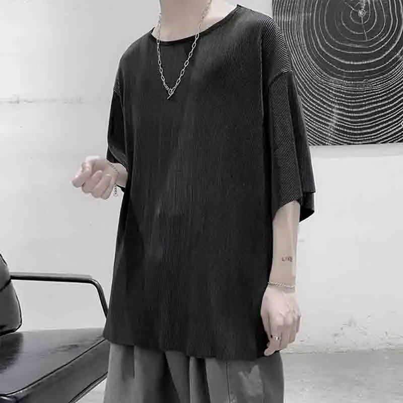 

Design t-shirt vertical feeling ins wide Songyuan Suoyuan BFT Shirt Youth Men's fashion brand personalized summer wear short sle