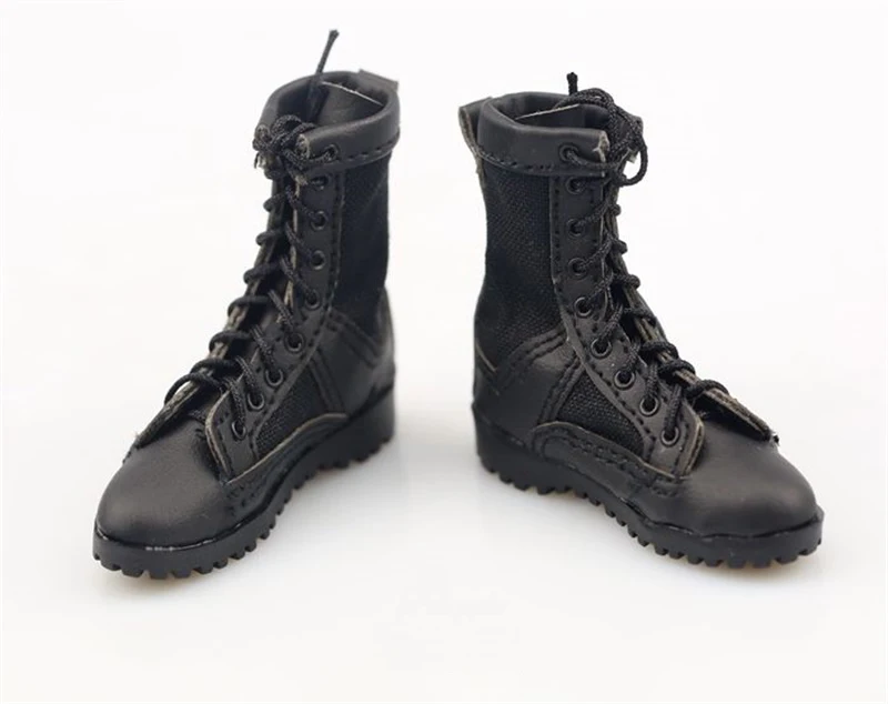 

Большая распродажа, черные Американские боевые армейские ботинки спецназа, полые ботинки, модель обуви Для 12-дюймового тела, аксессуары для...