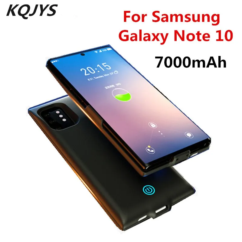 KQJYS 7000 мАч Внешний аккумулятор для samsung Galaxy Note 10 Plus чехол для зарядки для samsung Note 10 ультра тонкий чехол для батареи
