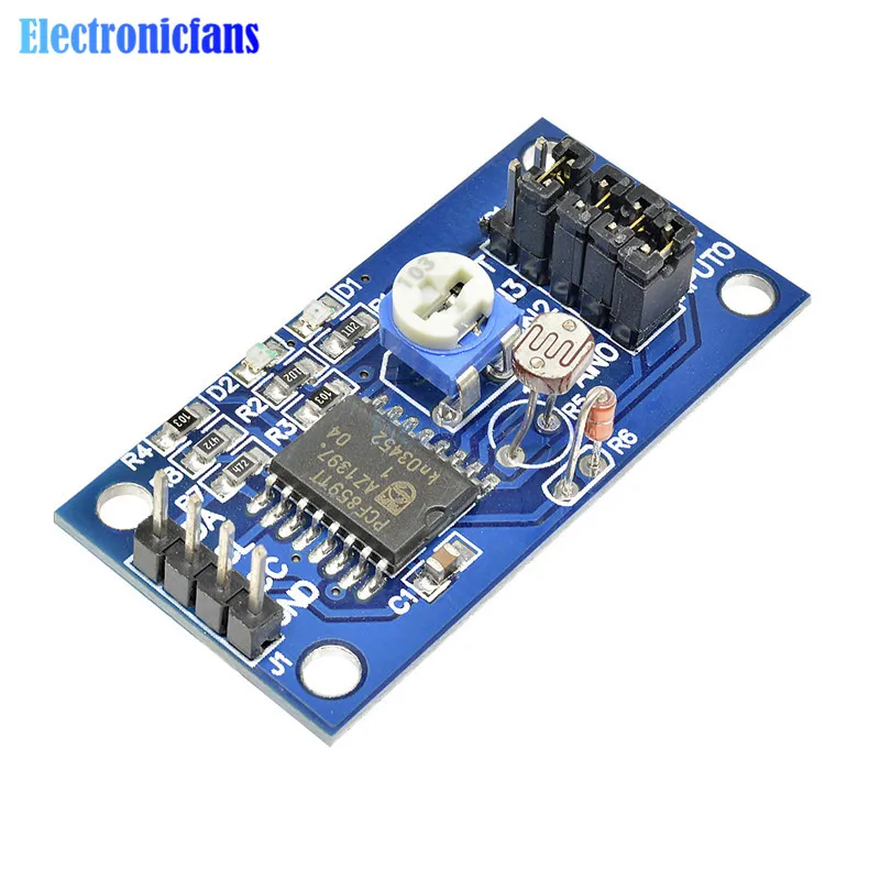 Модуль преобразователя PCF8591 AD/DA аналоговый в цифро преобразователь для платы Arduino